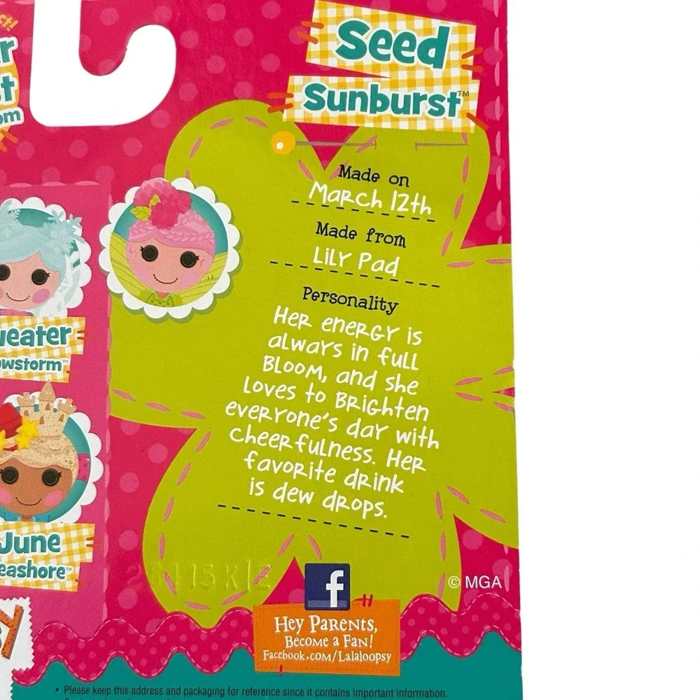 LALALOOPSY Minis Seed Sunburst 1 Of Series 15 Seasons Collection NEW‎
